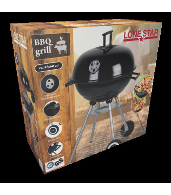 Apvalus BBQ 18i dangtis+rankena