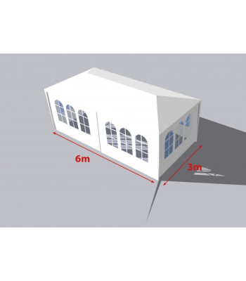 Lifetime Garden pavėsinė su šoninėmis sienelėmis 2.5x6x3m