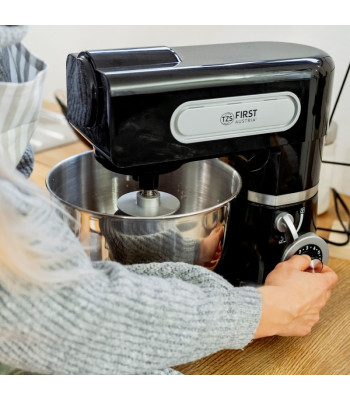 Maišyklė tešlai, galia 1500w max, 6l nerūdijančio plieno dubuo