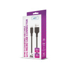 Setty kabelis USB - microUSB 3,0 m 2A juodas NAUJIENA