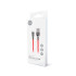 Setty kabelis USB - microUSB 1,0 m 3A FC-M raudonas - be pakuotės