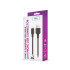 Setty kabelis USB - microUSB 1,0 m 1A juodas NAUJIENA