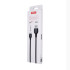 XO kabelis NB103 USB - microUSB 1,0 m 2,1A juodas