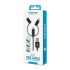 Forever 3in1 kabelis USB - Lightning + USB-C + microUSB 1,0 m 1,5 A juodas