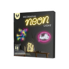 Neoninis LED šviestuvas ELK daugiaspalvis Bat + USB FLNE12 Forever Light