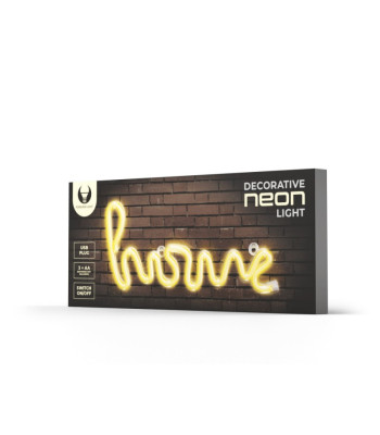 Neoninis LED apšvietimas HOME šiltai baltas Bat + USB FLNE21 Forever Light