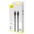 Baseus kabelis Cafule PD USB-C - USB-C 2,0 m 5A pilkai juodas 100W
