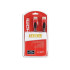 Kabelis HDMI-HDMI 1,5 m raudonas v1.4 blist.