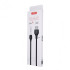 XO kabelis NB103 USB - microUSB 1,0 m 2,1A baltas