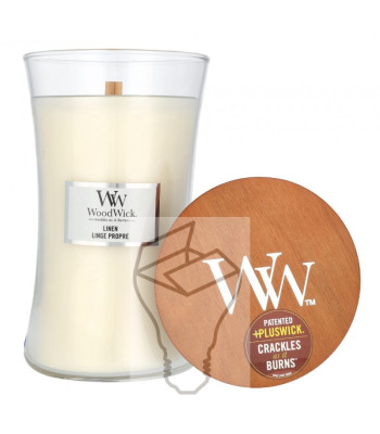 WoodWick Linen, 610 g