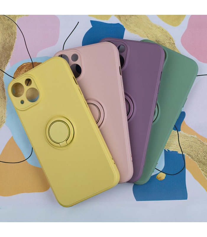 Pirštų laikiklio dėklas, skirtas Xiaomi Redmi Note 14 Pro 5G (Global) light green