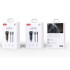 XO automobilinis įkroviklis CC60 60W 1x USB 1x USB-C juodas + USB-C - USB-C kabelis