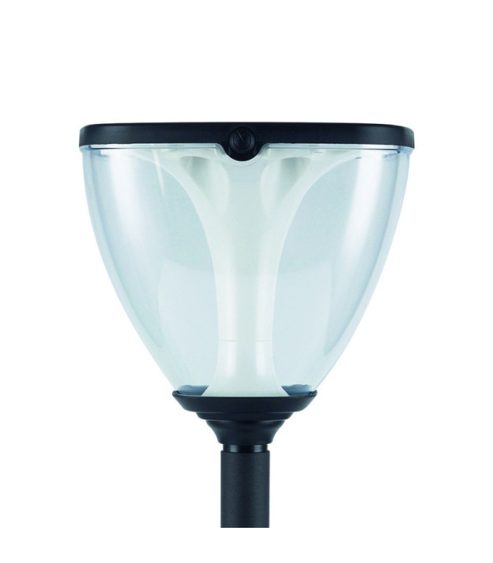 SUNARI Saulės lempa LED FLS-98 MODERN Post 3000K+6000K 2200mAh LiFePO4 + PIR Forever Light