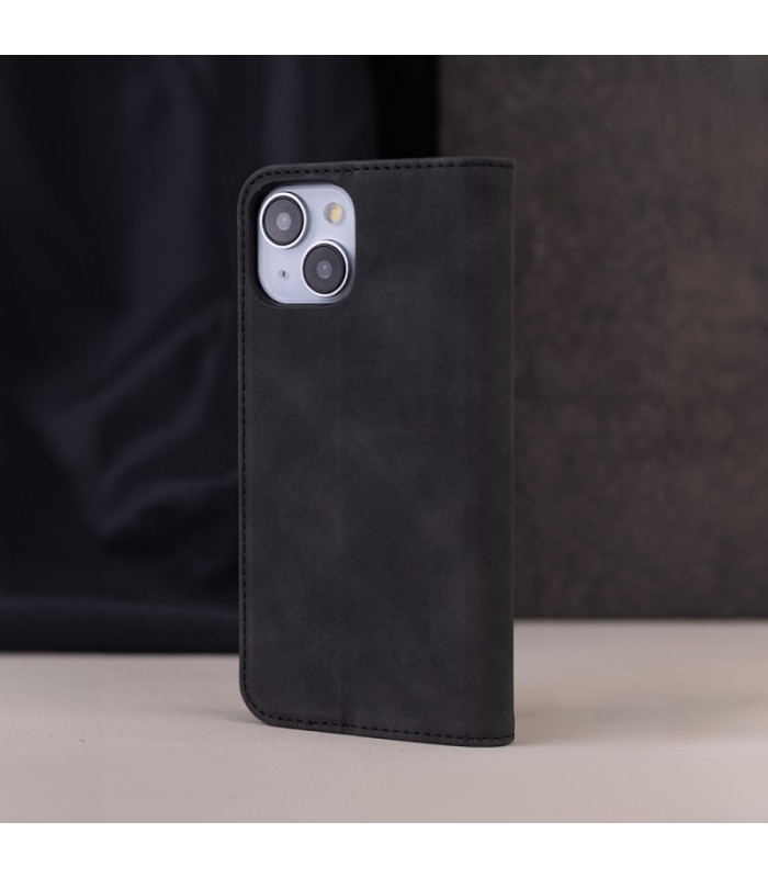 Išmanusis zomšinis dėklas skirtas Xiaomi Redmi 14C 4G 14C 5G Redmi A4 POCO C75 black