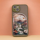 Itin madingas dėklas iPhone 13 6,1 Travel green