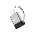 BWOO adapteris BZ-35 USB į USB-C pilkas OTG