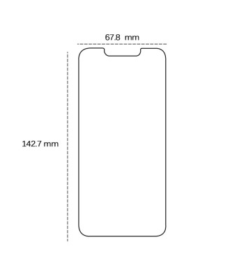 Grūdintas 2,5D stiklas iPhone SE 2024