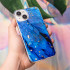 Gold Glam dėklas skirtas Samsung Galaxy A14 4G / A14 5G Blue