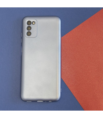 Metalinis dėklas, skirtas Samsung Galaxy A25 5G (global), šviesiai mėlynas