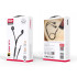 XO laidinės ausinės EP68 jack 3,5 mm juodos spalvos