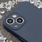 Silikoninis dėklas Samsung Galaxy A55 5G tamsiai mėlynas
