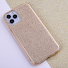 Blizgantis 3in1 dėklas iPhone 13 Mini 5,4 aukso spalvos