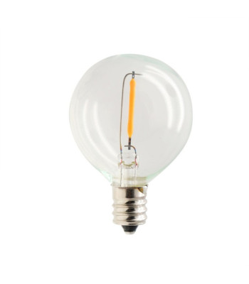 LED lemputė E12 G40 0.5W 3V 30lm skaidri Forever Light 6vnt