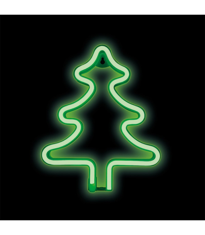 Neoninė LED KALĖDŲ EGLĖ žalia Šikšnosparnis + USB FLNE16 Forever Light