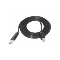 USB spausdintuvo laidas - A-Male į B-Male 1,5 m ilgio juodas TFO reikmenų linija