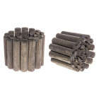 Rąstas Roll juodas 20x200 cm