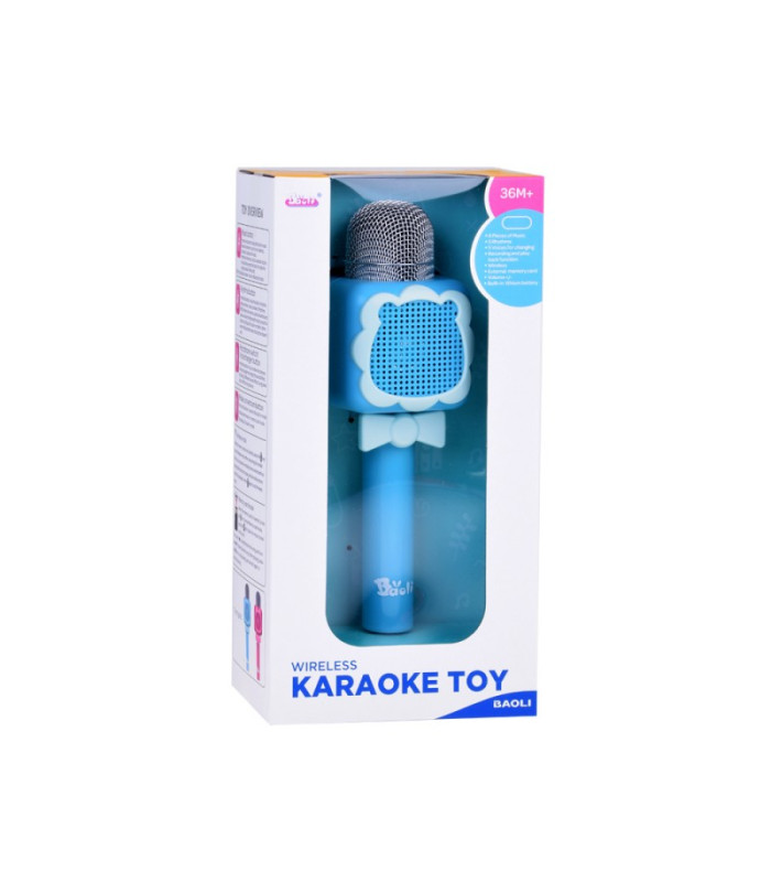 Belaidis mikrofonas vaikams KARAOKE įrašymui
