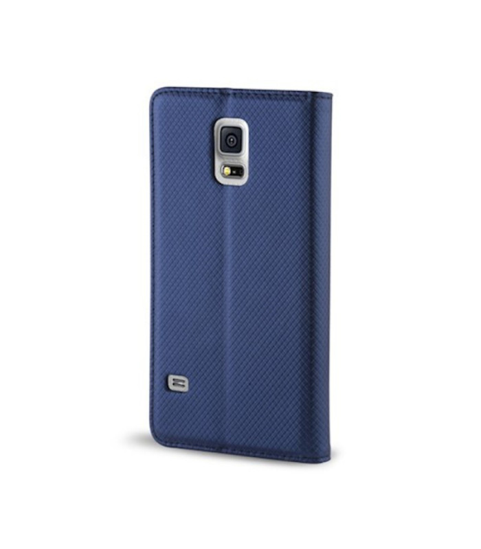 Išmanusis magnetinis dėklas skirtas Motorola Moto G34 5G navy blue