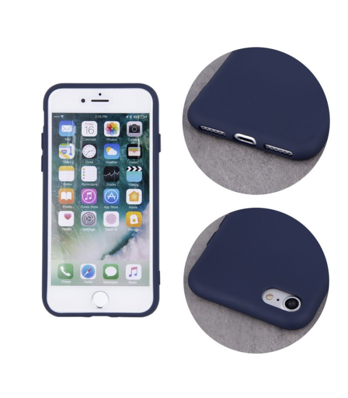 Silikoninis dėklas skirtas Motorola Moto E13 dark blue