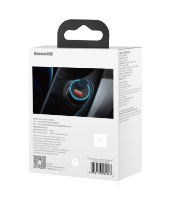 Baseus automobilinis įkroviklis Golden Contactor Pro PD 40W 1x USB 1x USB-C mėlynas