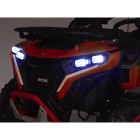 Didelis baterijomis maitinamas keturratis vaikams 4x4 PA0328 raudonas