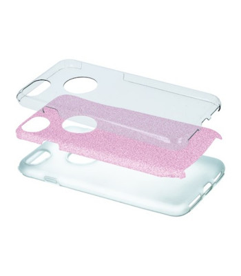 Glitter 3in1 dėklas Xiaomi Redmi 9A / 9AT / 9i pink