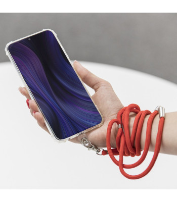 Universalus kaklo dirželis telefonams mėtų
