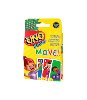 UNO Junior Move žaidimo kortos Vaikų kortų žaidimas GR0776