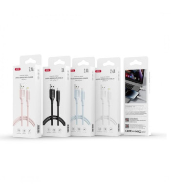XO kabelis NB265 USB - USB-C 1,0 m 3A juodas