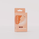 COLORUM sieninis įkroviklis USB-A + USB-C PD 30W CLS30-AC-14 x Peach Fuzz