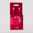 COLORUM kabelis USB-C - Lightning 1,8 m 2,4A CK12-CL-02 xMagenta