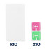 Grūdintas 2,5D stiklas, skirtas Oppo Reno 12F 5G (Global) 12FS 5G 10in1