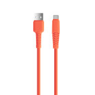 Setty kabelis USB - USB-C 1,5 m 2,1A KSA-C-1.5210 oranžinis