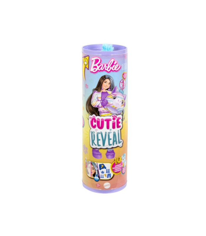 Mattel Barbie Cutie Reveal serija: Saldūs sapnai ZEBRA + priedai ZA6052