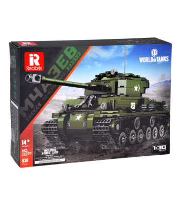 „Reobrix“ licencijuoti statybiniai blokai „Sherman M4A3E8 Tank“, 836 vnt., ZA5806