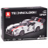Techniniai blokeliai Super sportinio automobilio WHITE VIPER spoileris 419 detalių ZA5784