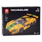 Techniniai blokeliai Sportinis automobilis P1 GTR GELTONA-ŽALIA 368 vnt. ZA5781