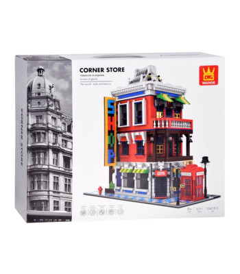 Blokelių serija, pasaulio architektūros stilius, CORNER SHOP, Londonas, 2347ele, ZA5748