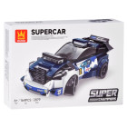 Techniniai kaladėlės Sportinis automobilis NAVY BLUE 164 dalių rinkinys + lipdukai ZA5745