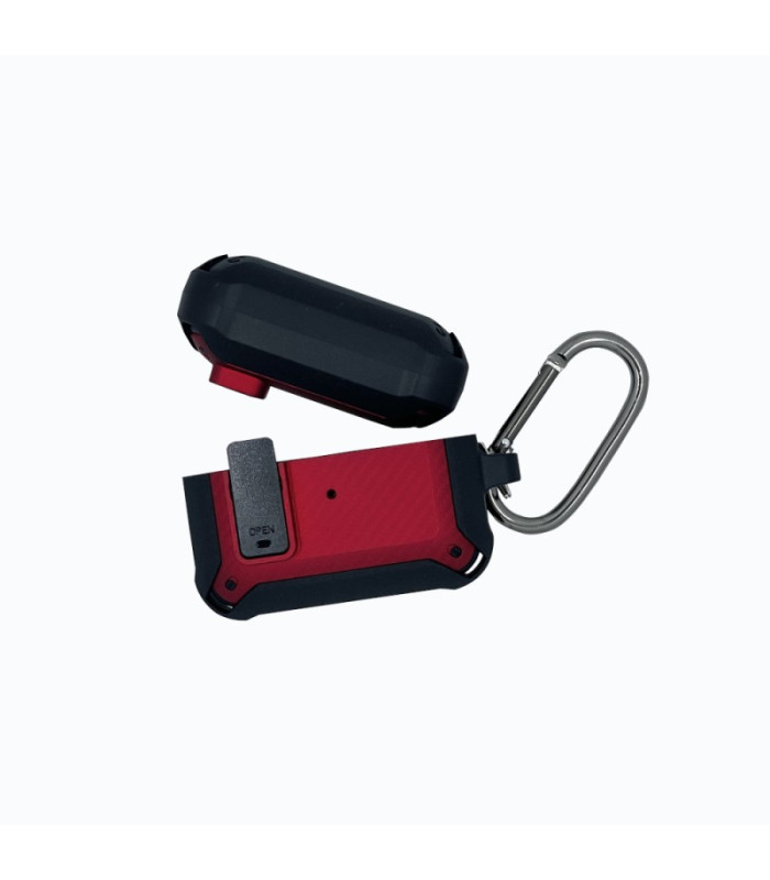 Airpods dėklas, skirtas 2 Nitro raudonos spalvos
